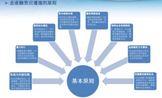 图说：企业融资的八项原则